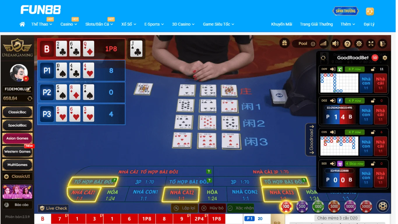 Trải nghiệm Poker tại FUN88