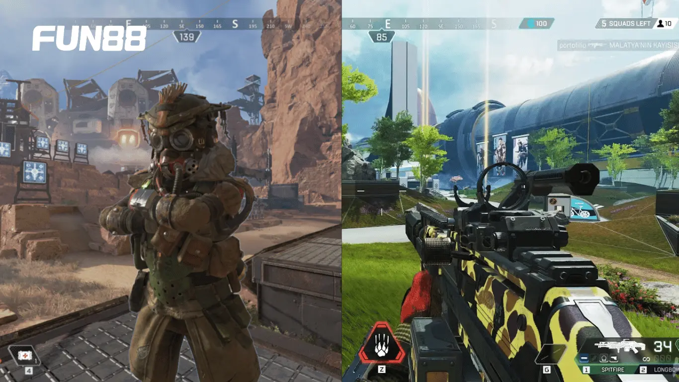 Giao diện đồ họa nổi bật tại APEX LEGENDS