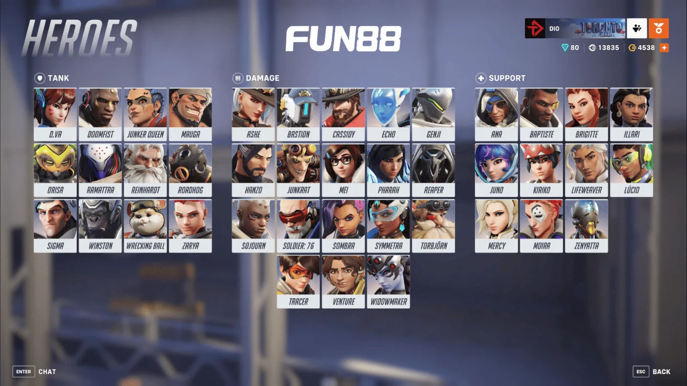 Hệ thống nhân vật đa dạng trong OVERWATCH 2