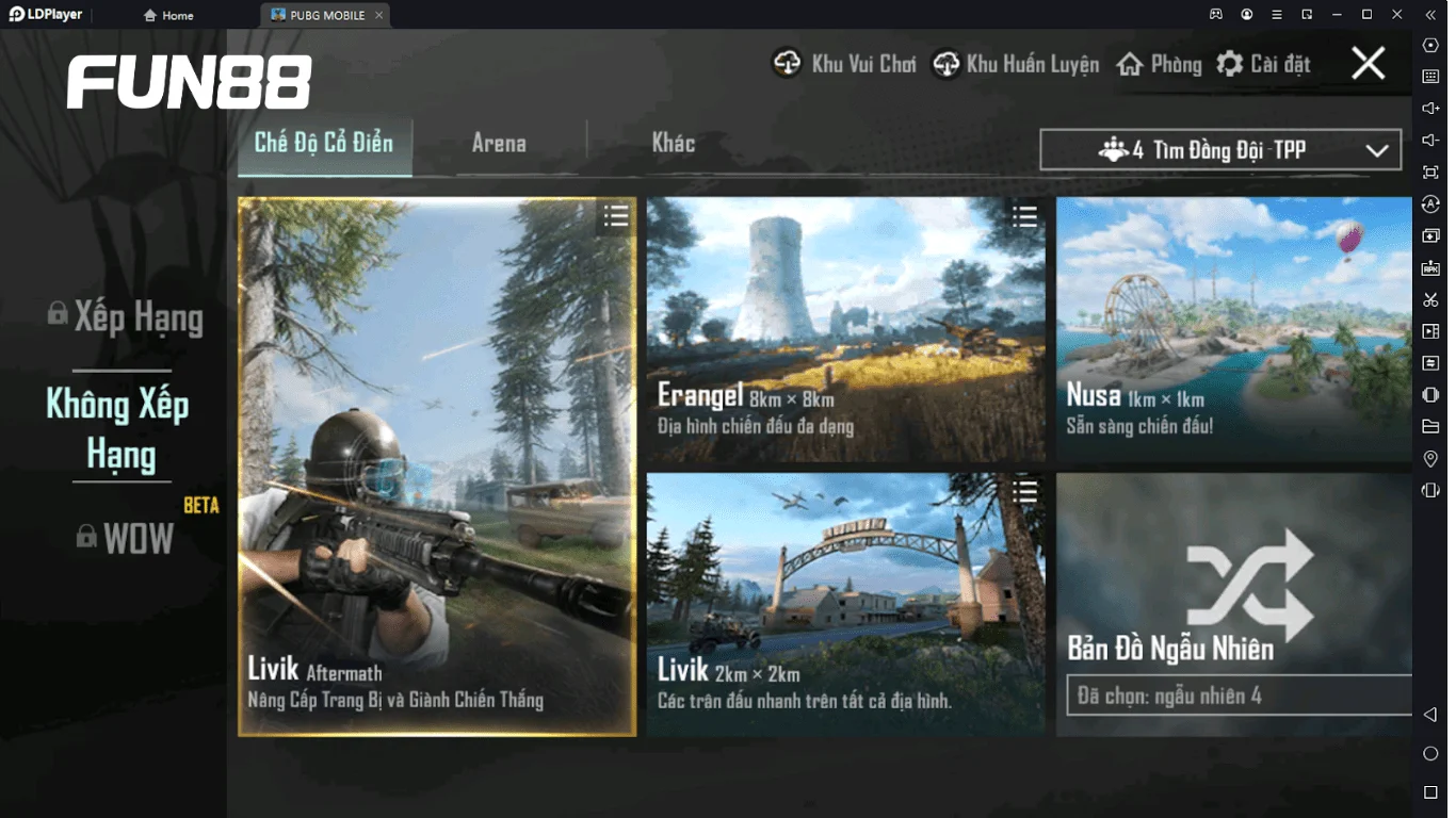 PUBG MOBILE sở hữu nhiều chế độ chơi đa dạng