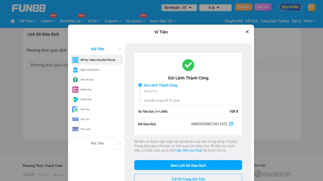 Giao dịch không giới hạn giúp nhà cái tạo uy tín