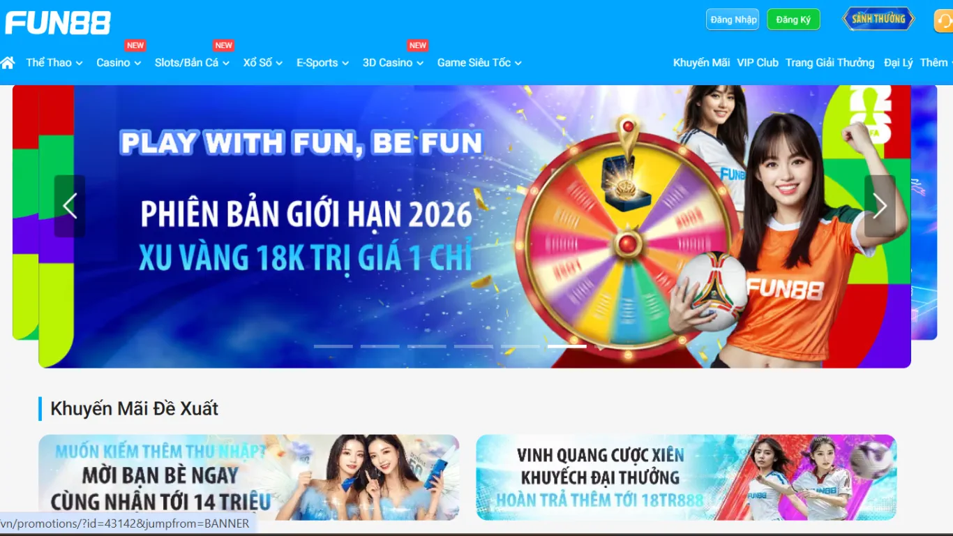 Giới thiệu thông tin FUN88 nhà cái có uy tín không