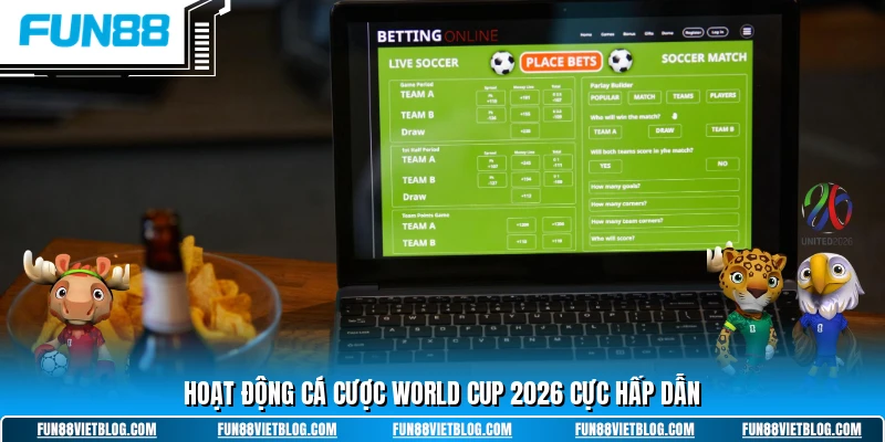 Hoạt động cá cược world cup 2026 cực hấp dẫn